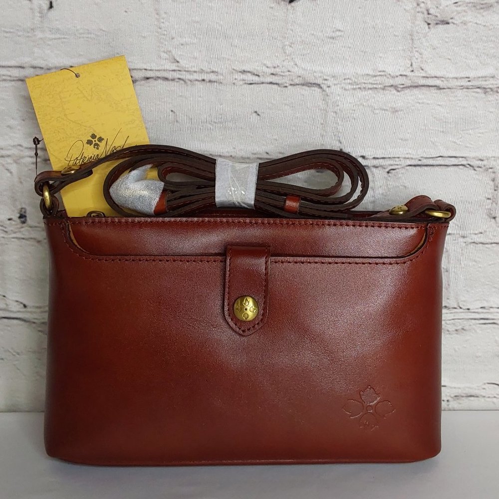 'PATRICIA NASH' 'AIMEE' 'FOREVER' LEATHER CROSSBODY BAG